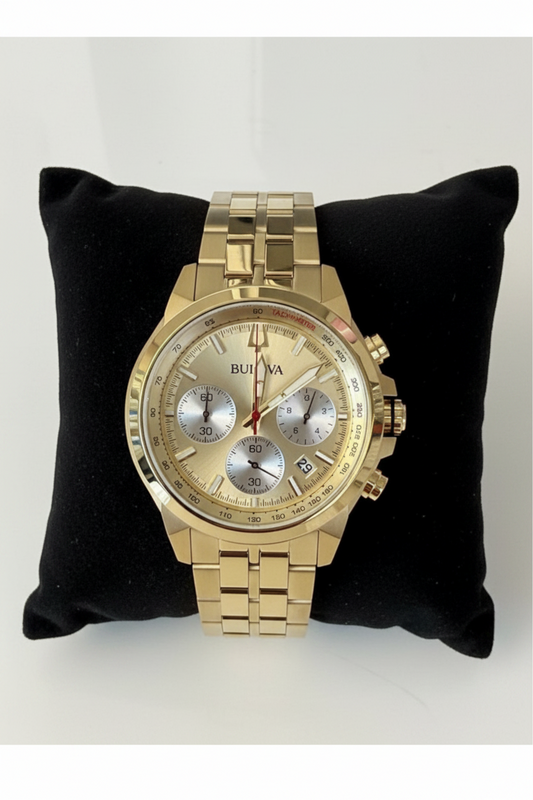 Bulova Men's Classic Chronograph Gold