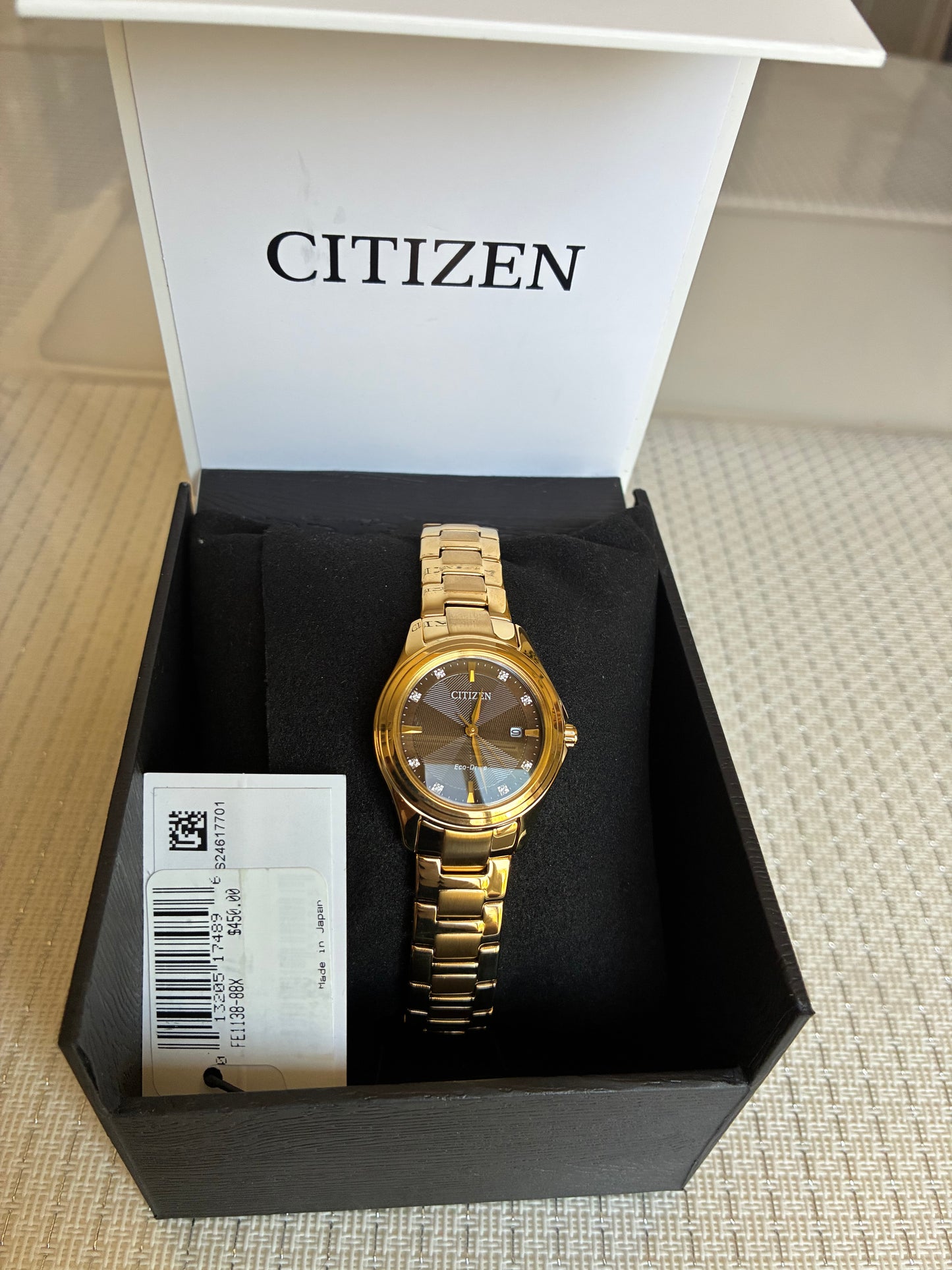 Citizen Eco-Drive Ladies' Dress Classic (Model: FE1138-88X).