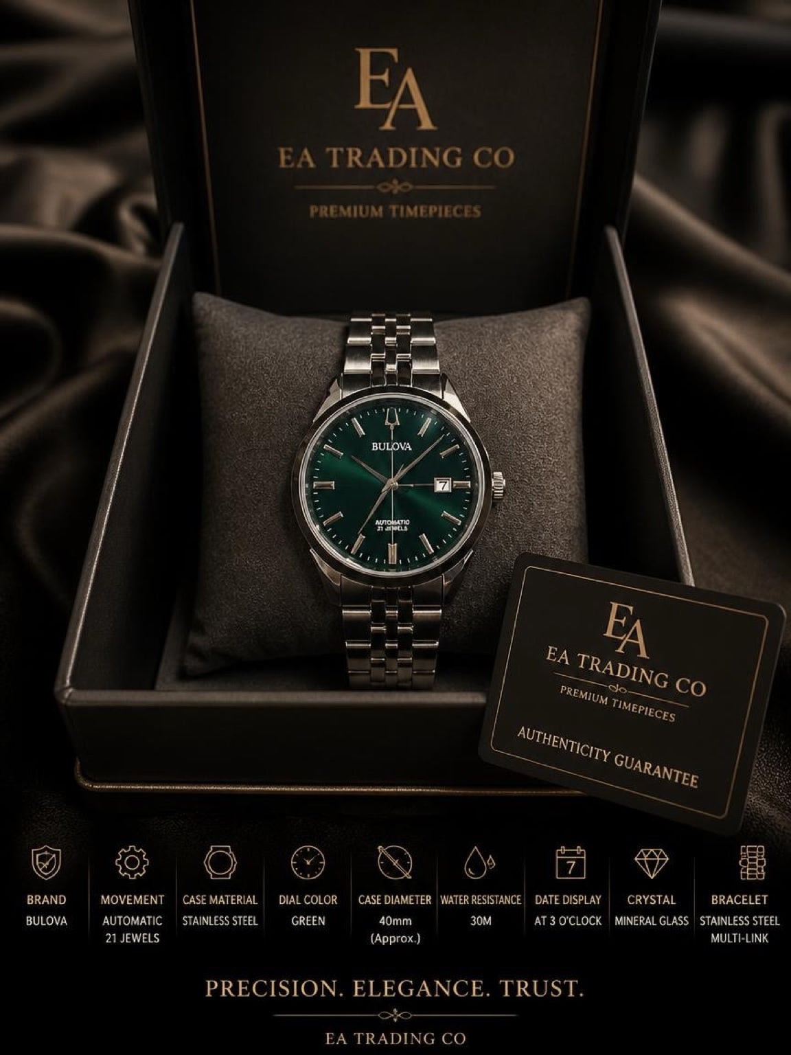 Bulova Classic Sutton Automatic (Model 96B424)