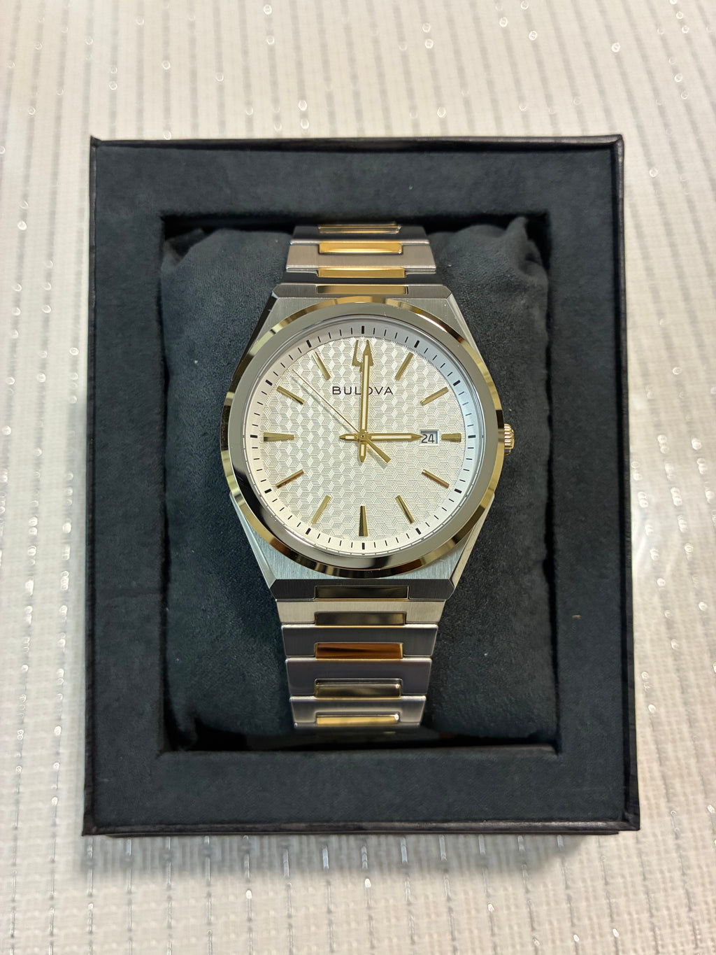 Bulova Classic Two-Tone Stainless Steel Quartz Men's Watch