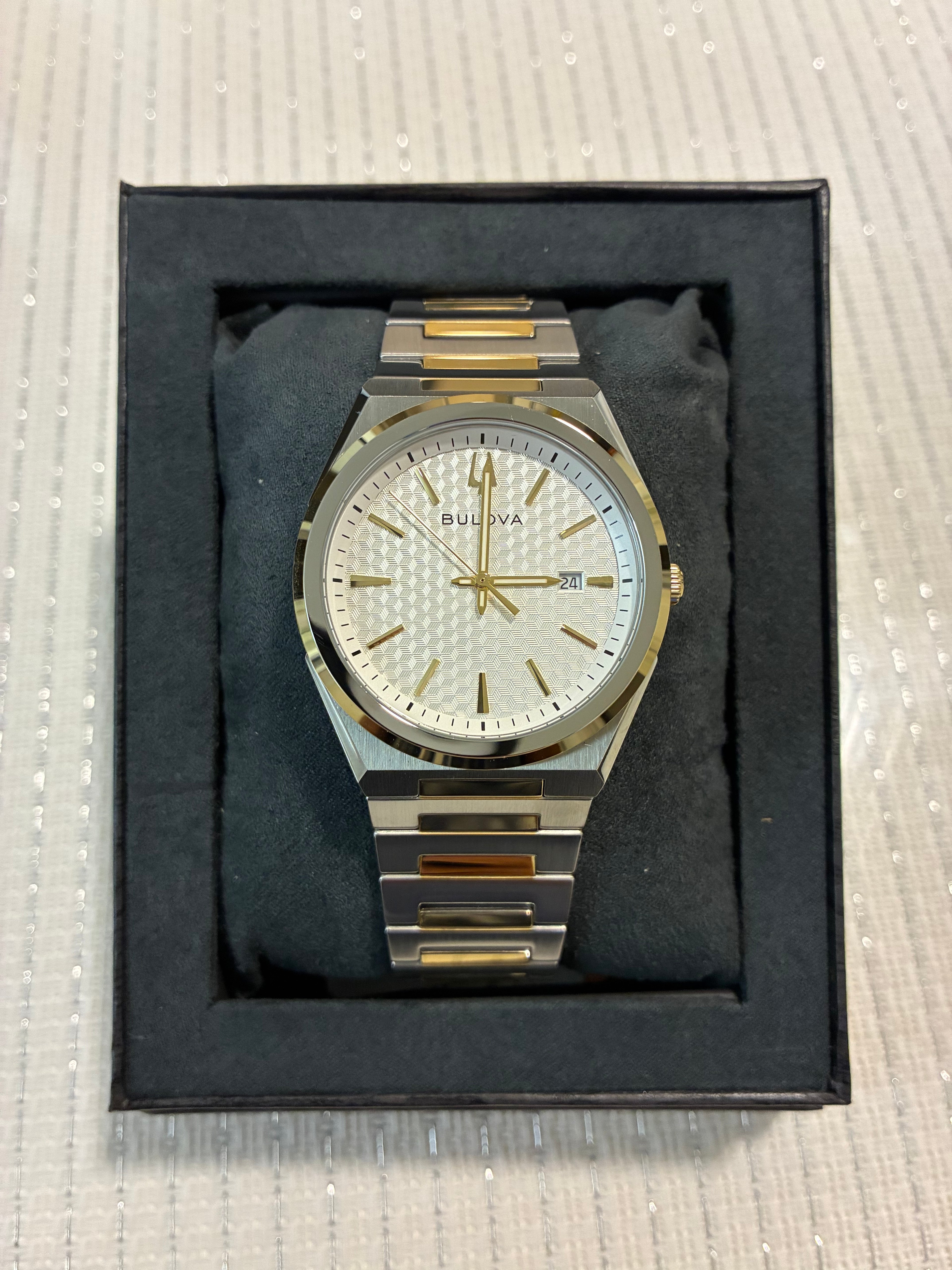 Bulova Classic Two-Tone Stainless Steel Quartz Men's Watch