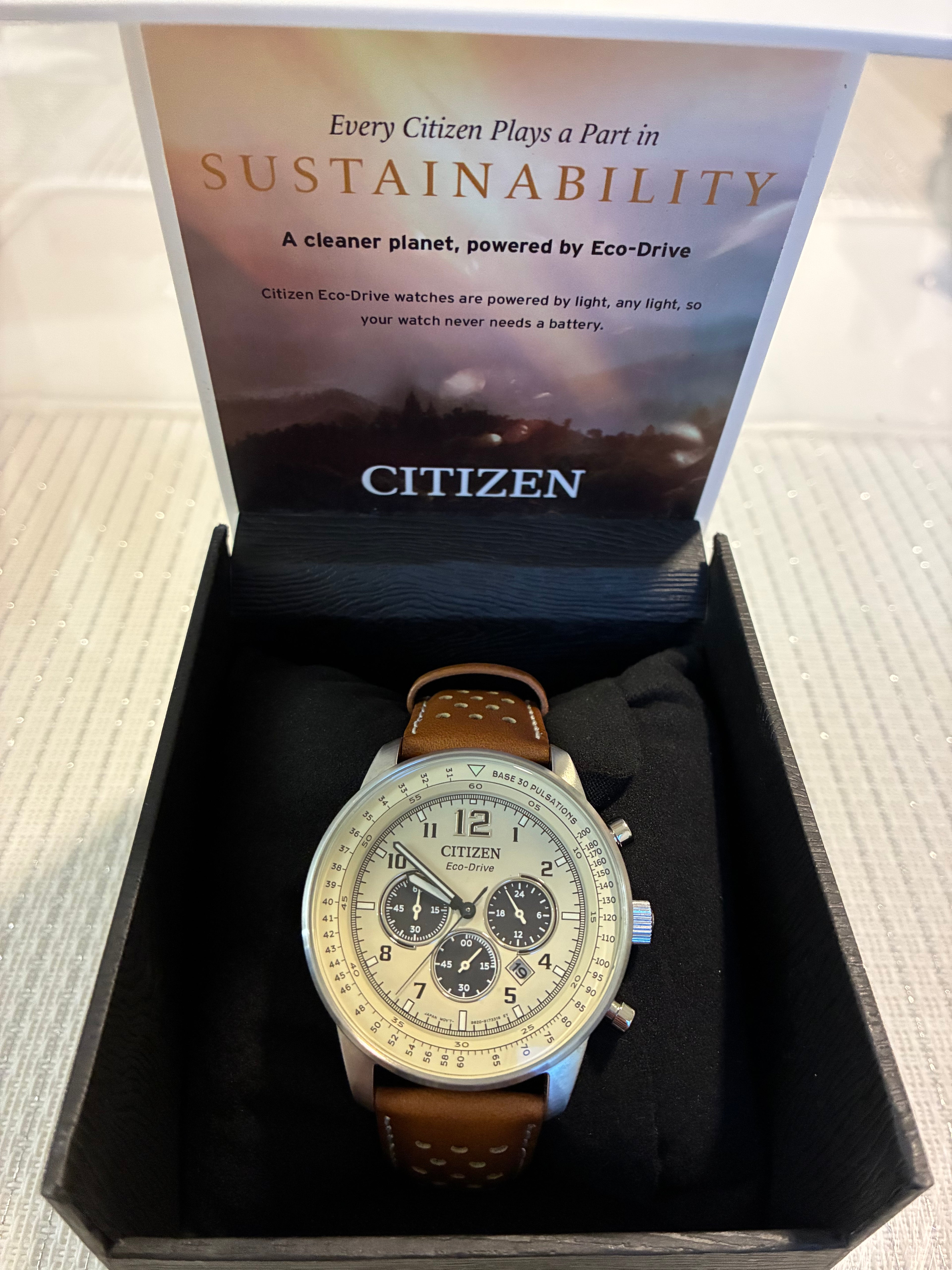 Citizen Men's Chronograph Eco-Drive Stainless Steel Watch CA4500-08X