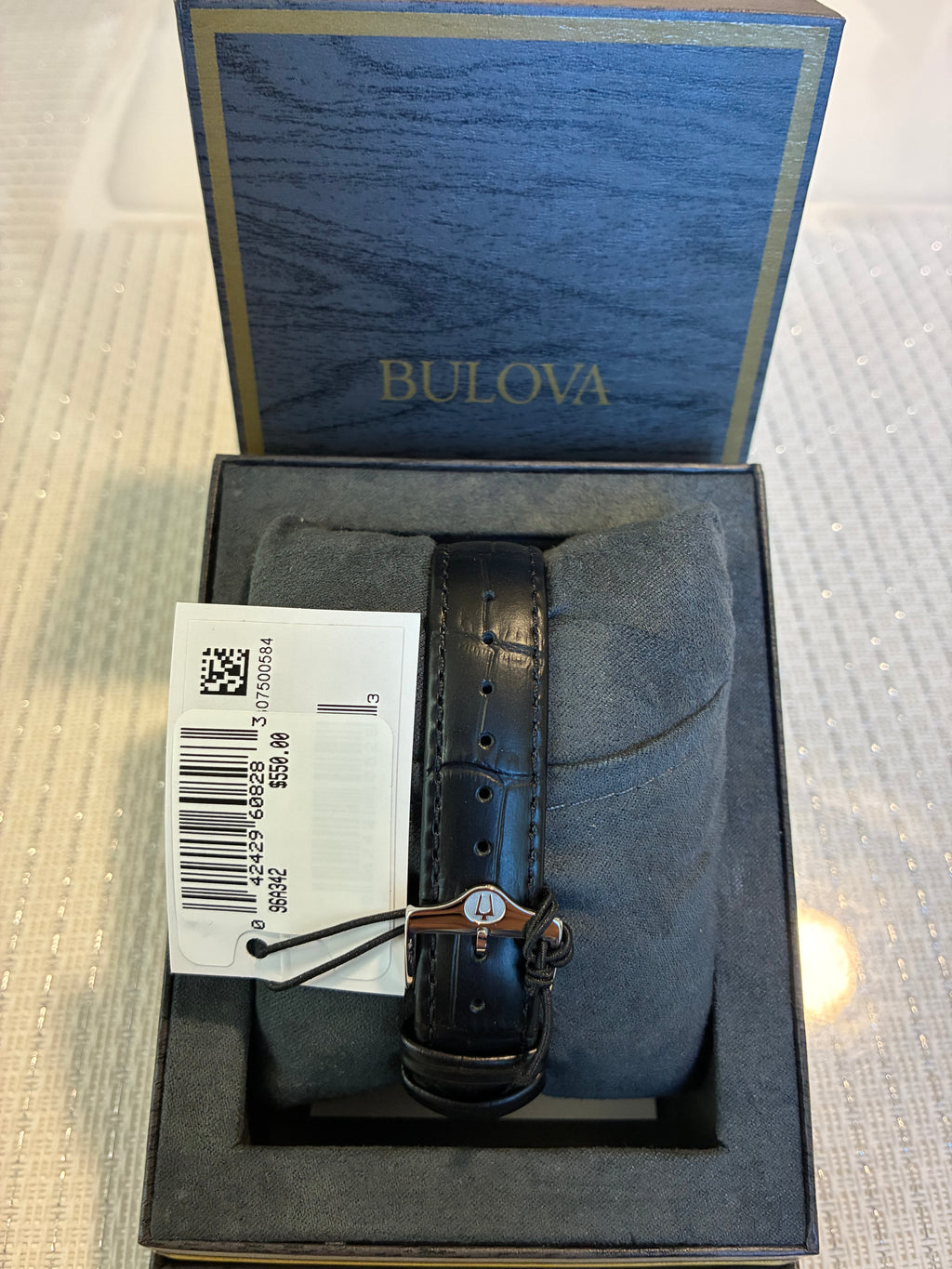 Bulova Aerojet Stainless Steel Blue Dial Men's Automatic Watch, 38mm