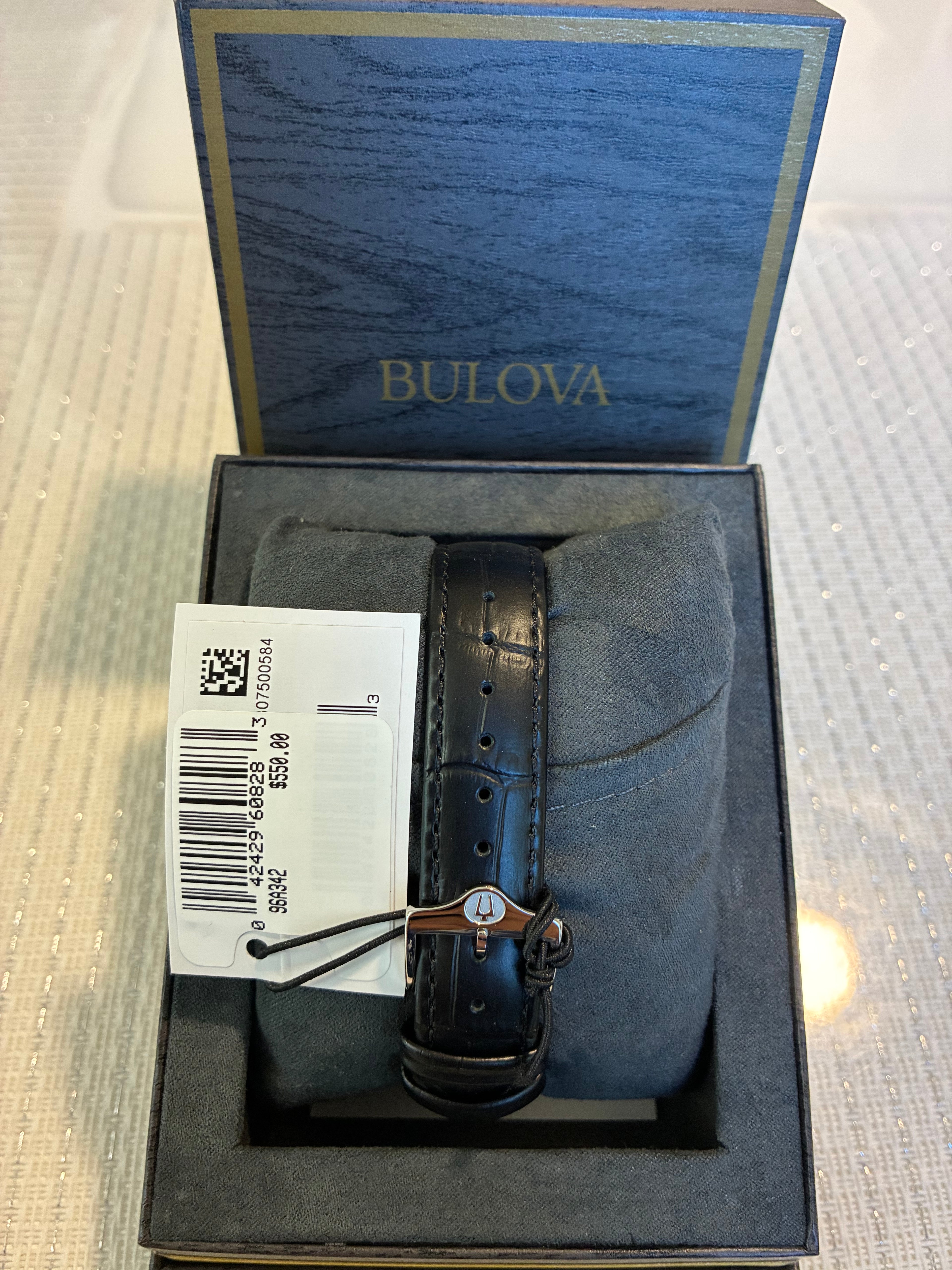 Bulova Aerojet Stainless Steel Blue Dial Men's Automatic Watch, 38mm