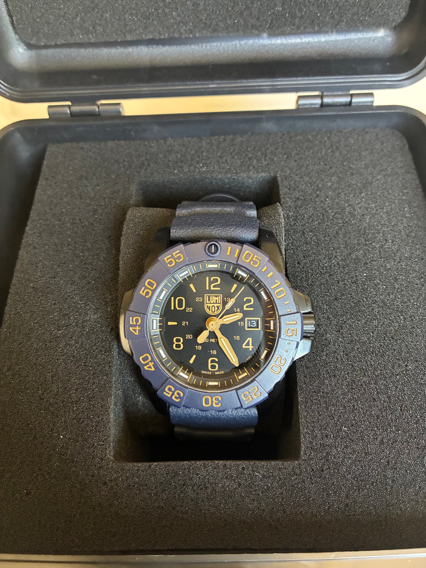 Luminox Navy SEAL Foundation "Back to the Blue" watch (model XS.3255.CB.NSF) swiss