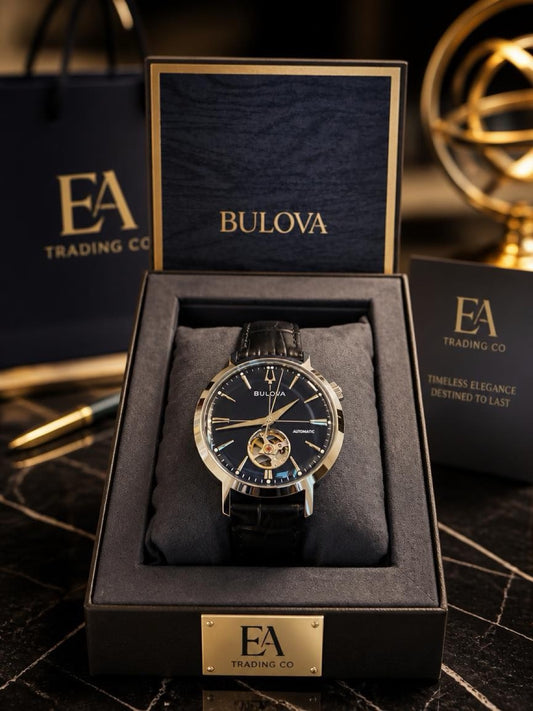 Bulova Aerojet Stainless Steel Blue Dial Men's Automatic Watch, 38mm